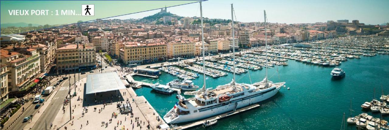 Superbe T2 Vieux Port Lägenhet Marseille Exteriör bild