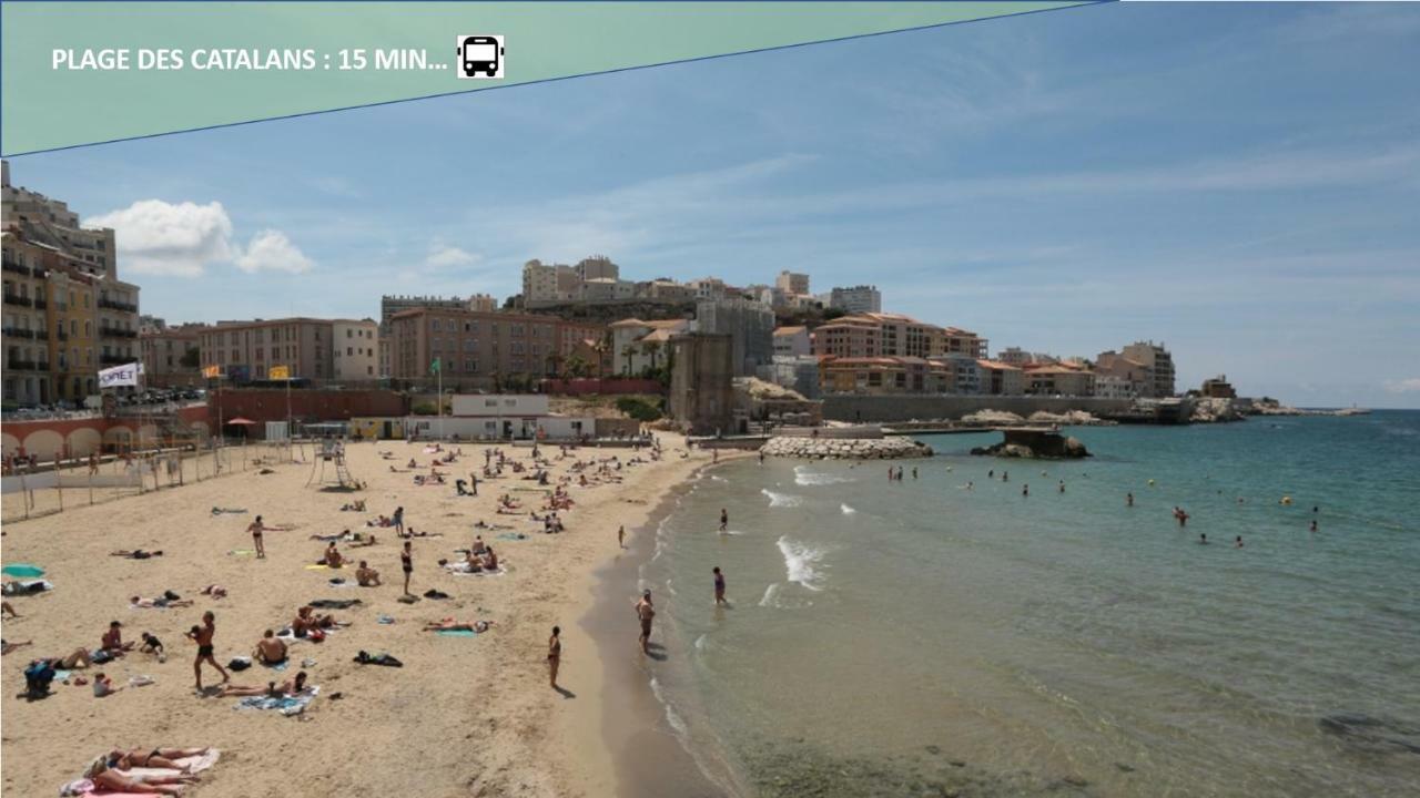 Superbe T2 Vieux Port Lägenhet Marseille Exteriör bild